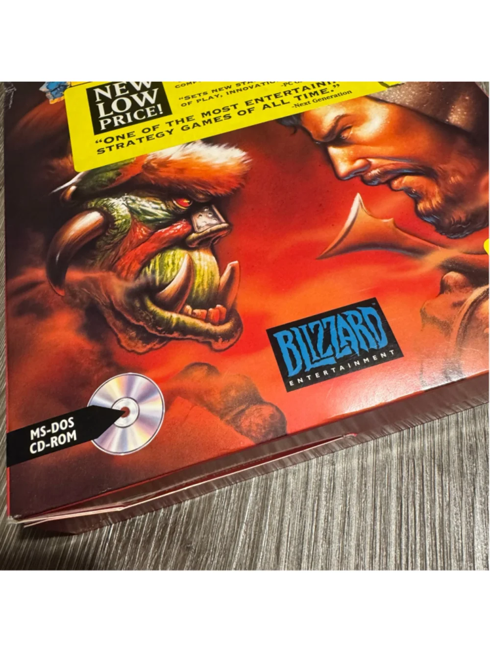 Vtg Vintage 1994 Blizzard Warcraft: Orcs & Humans PC Video Game
